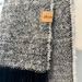 Hand woven scarf - snow