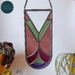 MEDIUM TRIANGLE BEVEL SUNCATCHER OR WALL PANEL #5