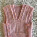 Hand Knitted Baby Vest 