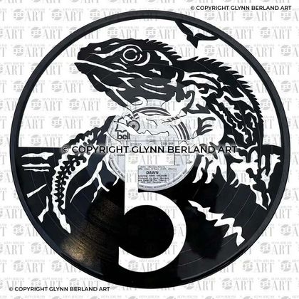 5 Cent NZ Coin v1 Vinyl Record Art