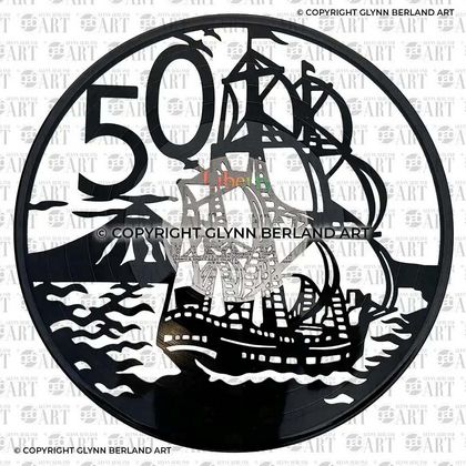 50 Cent NZ Coin v1 Vinyl Record Art