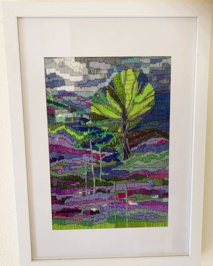 Linden and Lavender: unique fibre art