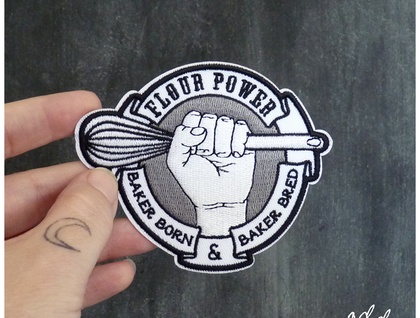 Flour Power - Iron on Gang Patch