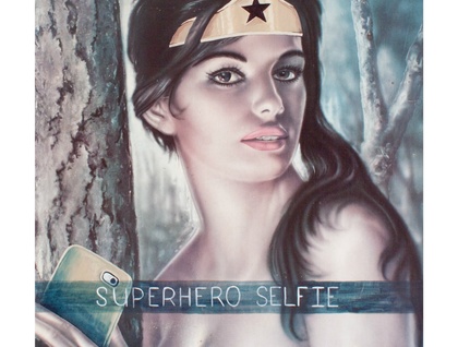 Superhero Selfie - Print - A4