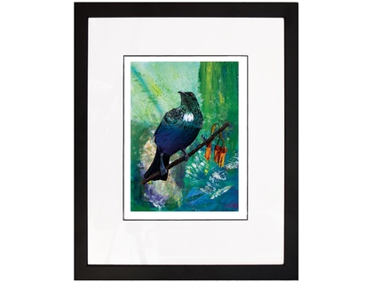 Tui print by Wellington artist Owen Mark Smith