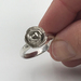 Rose Ring. Silver Rose Ring. Sterling Silver Rose Ring