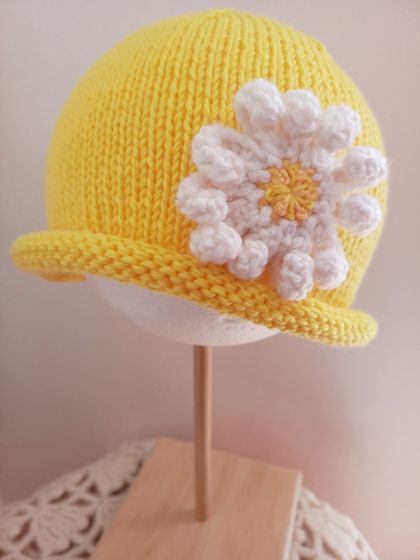 Hand-knitted merino wool hat