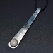 Handcrafted sterling silver necklace with rose quartz