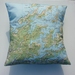 NZ Map Cushion Cover - Marlborough Sounds