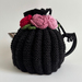 Retro Style Tea Cosy - Hand Knitted - Hand Crocheted