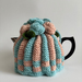 Retro Style Tea Cosy - Hand Knitted - Hand Crocheted