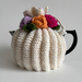 Retro Style Tea Cosy - Hand Knitted - Hand Crocheted