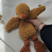 Crochet Chick Lovey Toy 