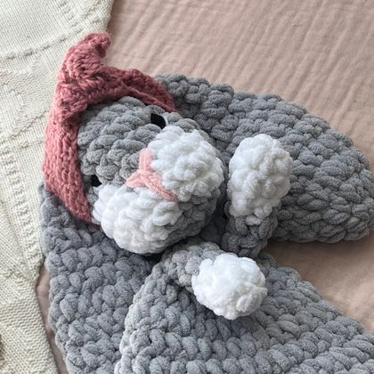 Crochet Bunny Lovey Toy 
