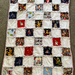 Cot Quilt - Teddy Bears, Pastel Hearts, Flannelette Squares - Easy Care