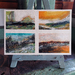 Abstract study - A set of 4 originals - New Zealand artist Marie Pickering