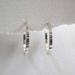 Textured Hoop Earrings - Medium