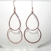 Gorgeous Rose Gold Double Dangle Earrings