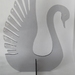 Acrylic Swan jewellery stand