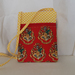 Small Across the Body Bag in Harry Potter Crest fabric