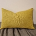 Velvet-Like Cushion Cover Rectangle Chartreuse