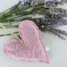 Lavender Filled Hanging Heart