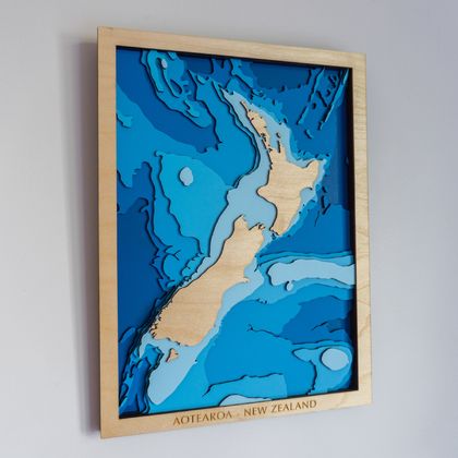 Artwork for the wall - New Zealand - Small