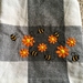 Garden & Bee Themed Embroidered Tea Towel