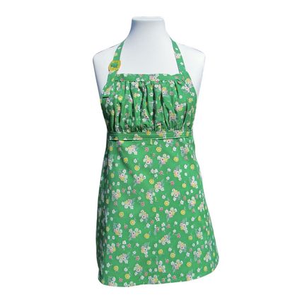 Vintage Posy Gathered Apron