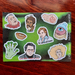 Garth Marenghi's Dark place handmade sticker sheet