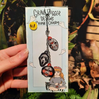 Handmade  Phone charm horror movies