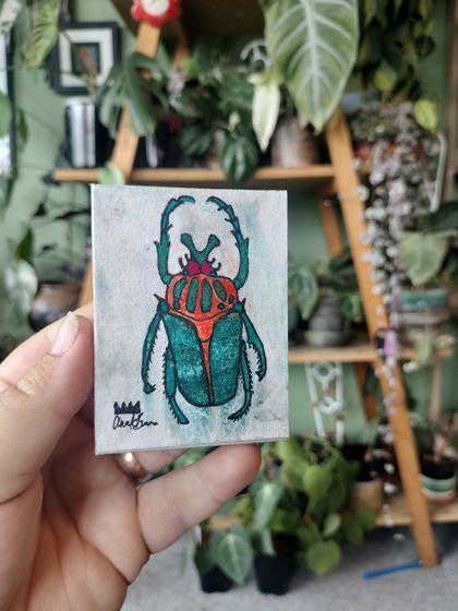 Beetle mini canvas 