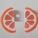 Half Orange Slice Studs