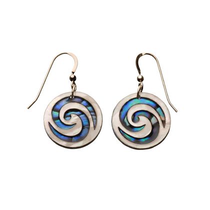 Paua Koru Earrings