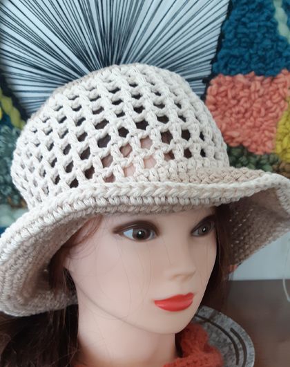 Cool cotton foldable sunhat