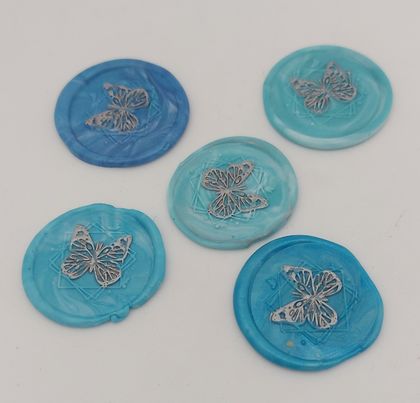 Butterfly wax seals - 5 