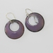 Large Domed enamel earrings