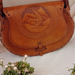 Leather Shoulder Bag - Boho Vintage Style 