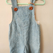 Naturally Dyed Dungarees - Size 2yrs