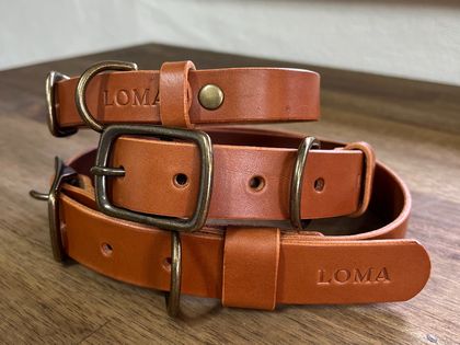 Leather Dog Collars - Small