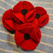 ANZAC Poppy Brooches