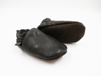 Soft-sole leather baby shoes