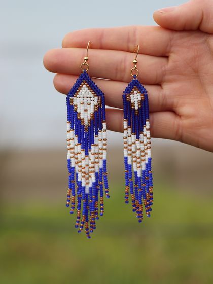 Blue Mermaid - Unique Beaded Handmade Jewellery - Crafted with love by Kamilla - Orbead