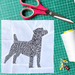 PDF Quilt Block Pattern Jack Russell Silhouette Foundation Paper Piecing