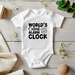 Baby Onesie / Baby Bodysuit / Baby Vest – All sizes – Cutest Alarm Clock