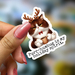 Purr-humbug - Grumpy Cat at Christmas - Die-cut vinyl sticker - 4-5cm - Gift, Kindle Sticker