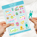 Sticker Sheet - Bright Easter - Printed - Sheet of 16