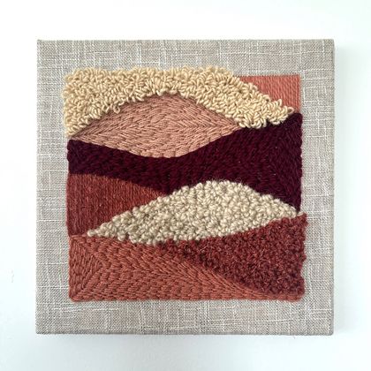 Abstract Textile Wall Art