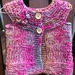 Girls Knitted Wool Vest