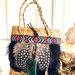 Authentic Guinea Feathers Matakana Maori Kete Bag – Handcrafted